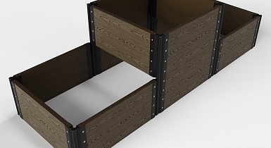 Высокие клумбы и цветники из ДПК Высокие клумбы и цветники из ДПК